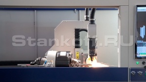 Лазерный станок для резки труб высокой скорости LPC-A160T/6000 Raycus