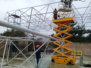 Аренда ножничных подъемников - Электрический и дизельный тип 8-10-12-14-16-18 метров - подъемники в аренду