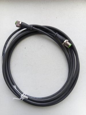7356-40021-6540500, Murr Elektronik Германия, кабель с разъемом M12 Вилка, M12 Розетка, кабель 3M, 4 контакта
