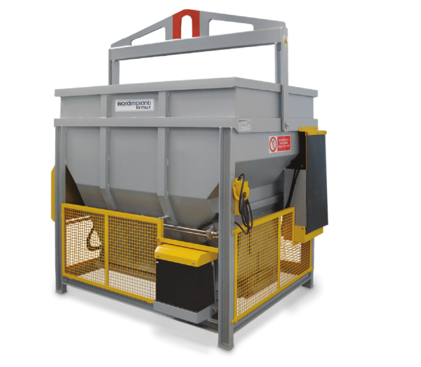 Бункер с гидравлическим открыванием для сухого и подвижного бетона Nordimpianti (Италия)