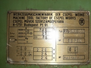сверлильный станок RFH 100/3000 со склада
