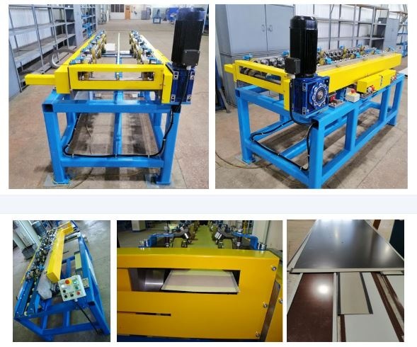 Кромкогибочная машина для завальцовки кромок штрипса