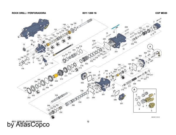 Ремонт Epiroc 3217920311 гидронасос