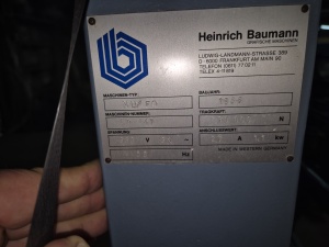 Стапелеподъемник Baumann NU/FO