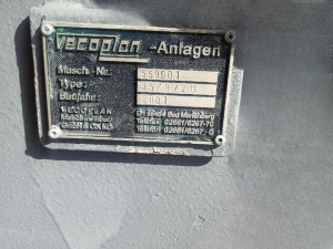 VECOPLON Anlagen TYPE 35/8/2 VU Horizontal Shredder Горизонтальный измельчитель немецкий