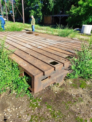 Плита монтажная 6м. х 4м. с т-образными пазами