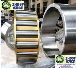 Подшипник 3004264 М. Без реборда. 18 роликов, клёпки на всех, утоплены в потае