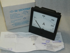 Амперметры, вольтметры стрелочные встраиваемые