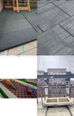 Оборудование для производства резиновой плитки