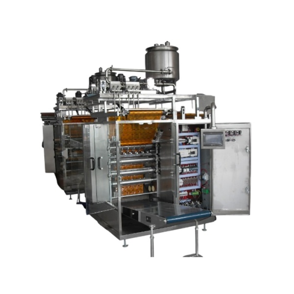 Многопоточный станок для упаковки жидкой продукции в саше-пакеты DXDO-J500E