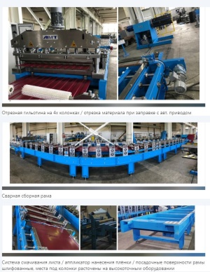 Линии профилирующие профнастила С8-Н153