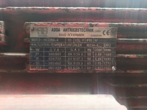 VECOPLON Anlagen TYPE 35/8/2 VU Horizontal Shredder Горизонтальный измельчитель немецкий