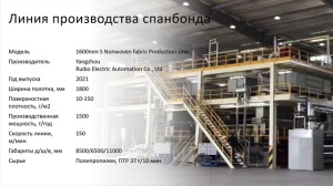 Линия по производству спанбонда