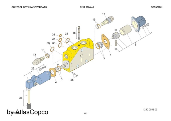 ремонт Epiroc 3128306252 гидронасос