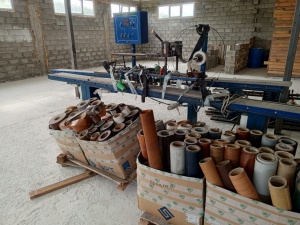 Установка для ламинации профиля ПВХ