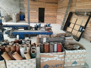 Установка для ламинации профиля ПВХ