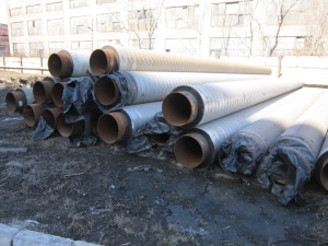 Труба электросварная 426х7/560 ППУ-ОЦ (стальная изолированная пенополиуретаном в оцинкованной оболочке)