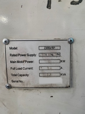 Радиально-сверлильный станок Z3050 16/1