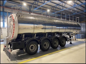 Полуприцеп пищевая цистерна на шасси 24м3