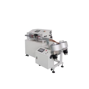 Автоматический станок для резки и зачистки проводов с бухтовщиком KS-W170