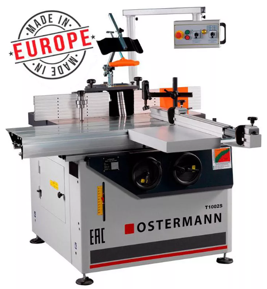 фрезерный станок с шипорезной кареткой и сменными оправками шпинделя Ostermann T 1002L