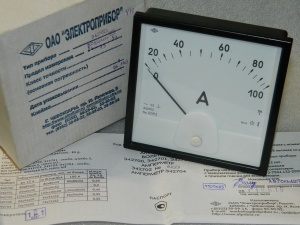 Амперметры, вольтметры стрелочные встраиваемые