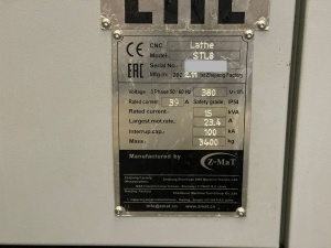 Токарный станок с ЧПУ STL8