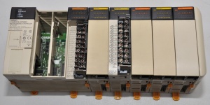 Контроллер OMRON CQM1-CPU51 и модули, память, блоки питания к нему, CP1L-M60DR-A, реле Moeller Eaton DILER-31,DILER-22-G,DILEM-01-G,PKZM0-4