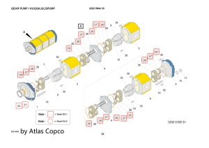 Ремонт Epiroc 3222311521 гидронасос