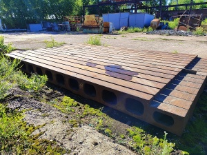 Плита монтажная 6м. х 4м. с т-образными пазами