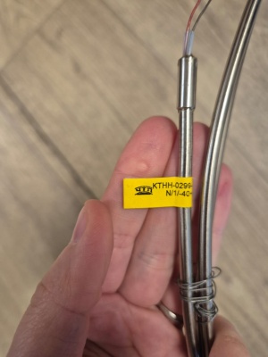 Преобразователи термоэлектрические КТНН-0299-02-3500мм кл.1 d=4.5 мм 1200 ℃