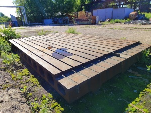 Плита монтажная 6м. х 4м. с т-образными пазами