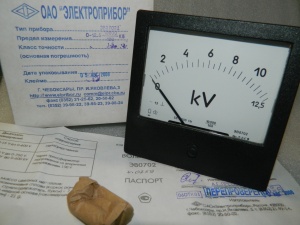 Амперметры, вольтметры стрелочные встраиваемые