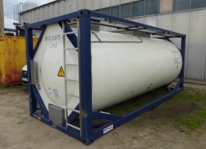 Танк-контейнер тип Т11 объём 21м3 для перевозки компонентов эмульсионных взрывчатых веществ, новый