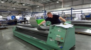 Листогибочная трехвалковая гидравлическая машина Roundo PSE-185x3000x3