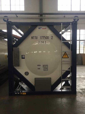 Танк-контейнер тип Т11 объём 18м3 для перевозки щелочных элементов