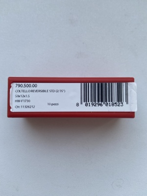 50.0x12.0x1.5 нож сменный HWM 35° -- F1730 [ универсальное применение, мягкая и твердая древесина ]