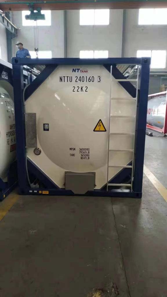 Танк-контейнер тип Т11 объём 24м3 для перевозки щелочных элементов, новый