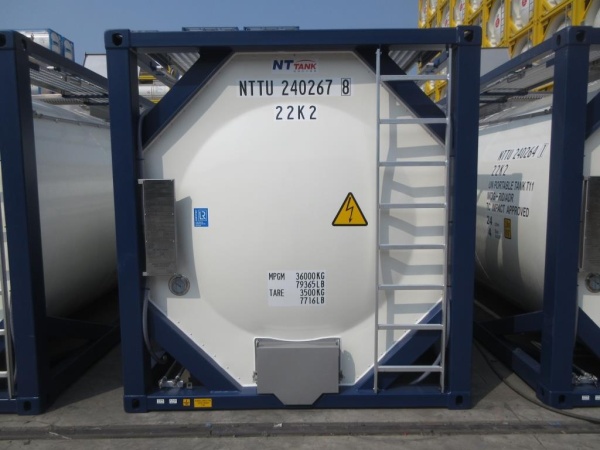 Танк-контейнер тип Т11 объём 24м3 для перевозки нефтехимической продукции, новый