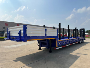 Полуприцеп-трал с трапами TONGYADA CTY9603TDPS низкорамный, 3-оси,тновый