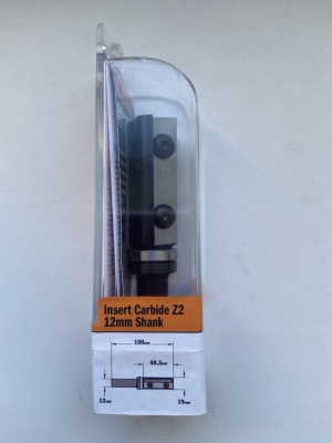 Фреза обгонная с подшипником [в] со сменными ножами Z2 S=12 D=19x48,3x100 RH