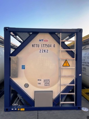 Танк-контейнер тип Т11 объём 18м3 для перевозки растворителей, новый