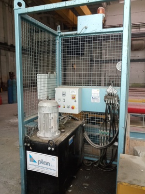 Оборудование для производства ЖБИ Машина PLAN для натяжения канатов при производстве ригелей, колонн, свай, фундаментных балок