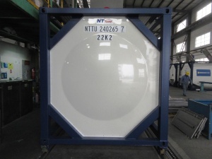 Танк-контейнер тип Т11 объём 24м3 для перевозки компонентов эмульсионных взрывчатых веществ, новый