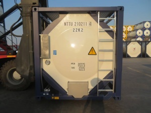 Танк-контейнер тип Т11 объём 18м3 для перевозки щелочных элементов