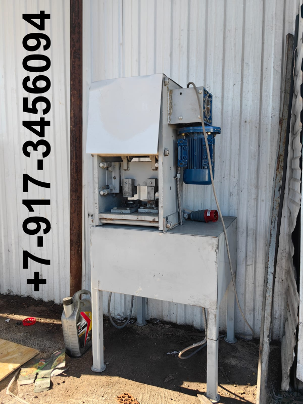 Автоматический пресс для изготовления горизонтальных и диагональных связей для рамных строительных лесов