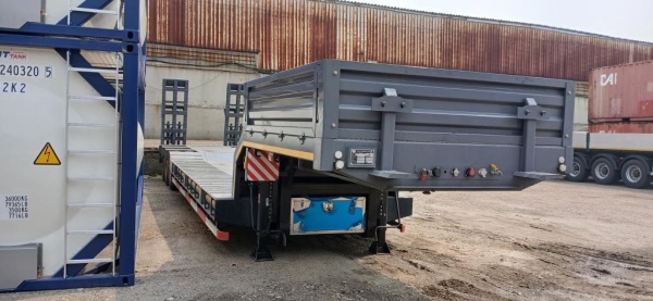 Полуприцеп-трал с трапами TONGYADA CTY9603TDPS негабарит с понижением 3-оси, новый