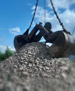 Грейфер проекта 2757 бутовый для плавучего крана