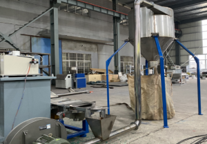 Водокольцевой двухкаскадный гранулятор с термокомпактором