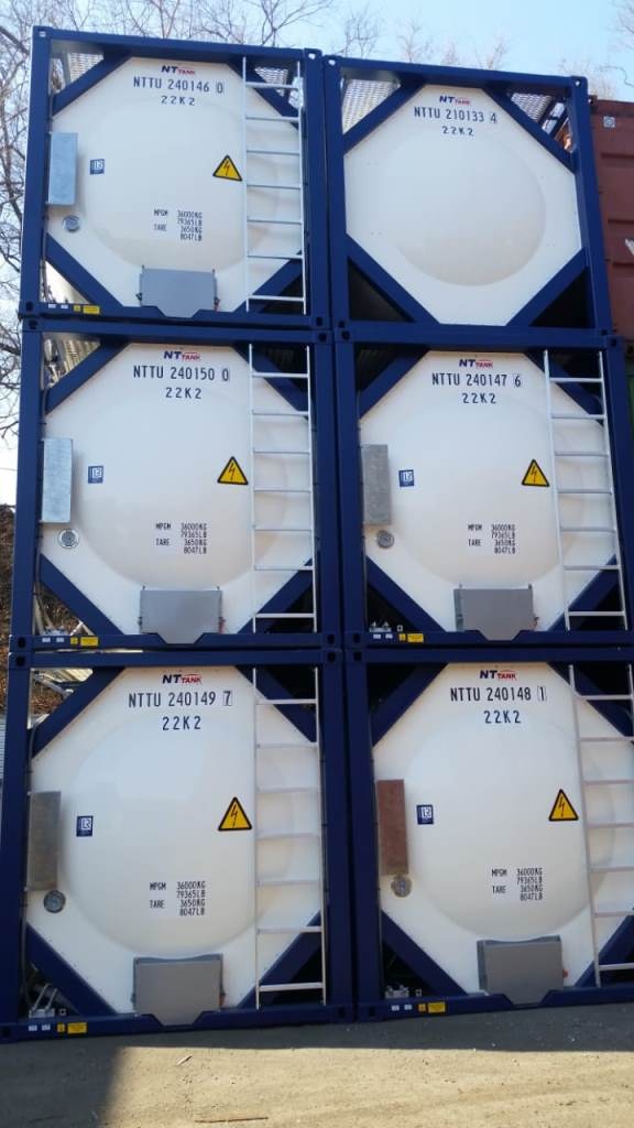 Танк-контейнер тип Т11 объём 24м3 для перевозки жидких удобрений, новый